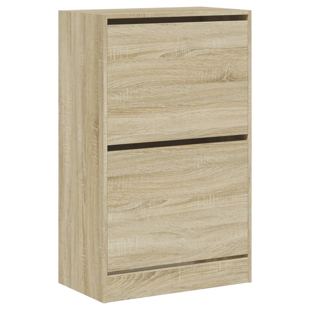 Schuhschrank Sonoma-Eiche 60x34x96,5 cm Holzwerkstoff