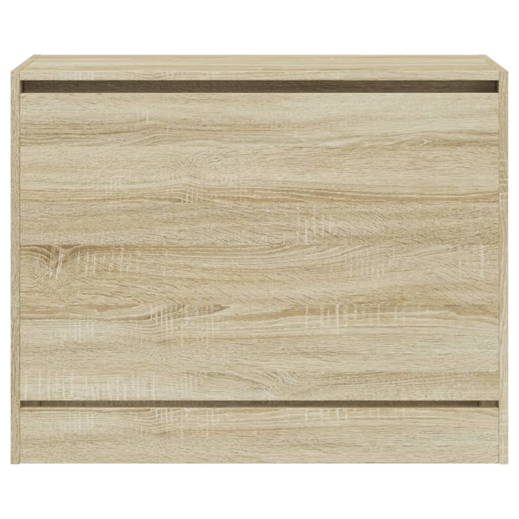 Schuhschrank Sonoma-Eiche 80x34x63 cm Holzwerkstoff