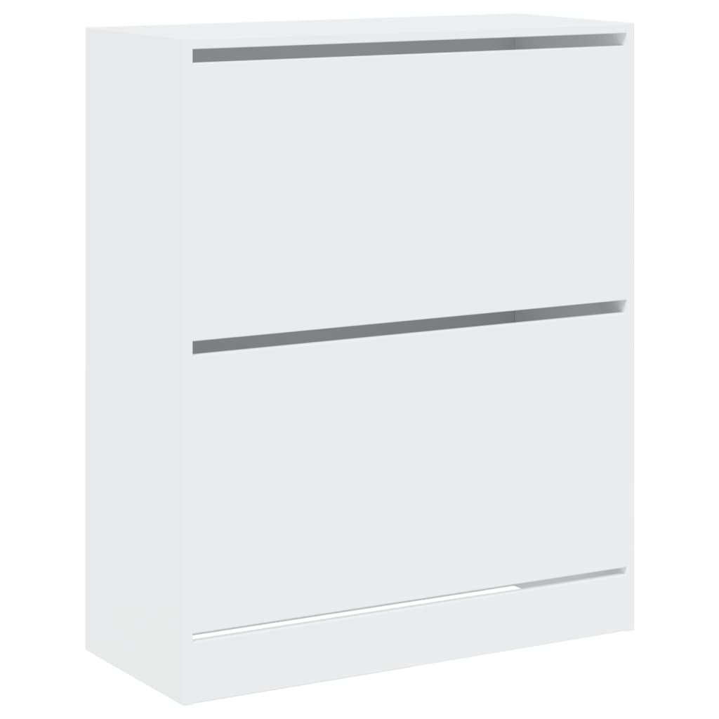 Schuhschrank Weiß 80x34x96,5 cm Holzwerkstoff