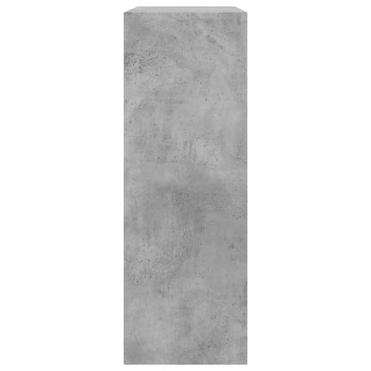Schuhschrank Betongrau 80x34x96,5 cm Holzwerkstoff