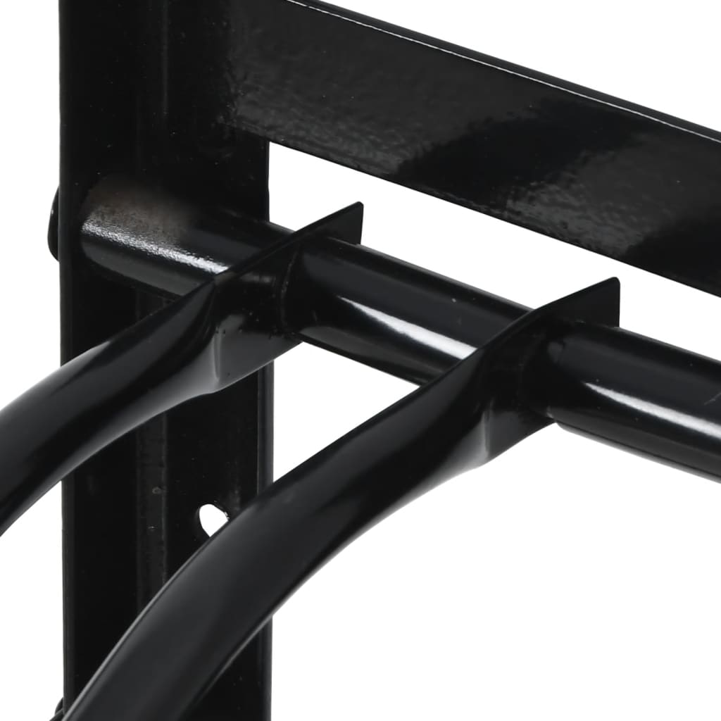 Sattelhalter Klappbar Wandmontage Schwarz Eisen