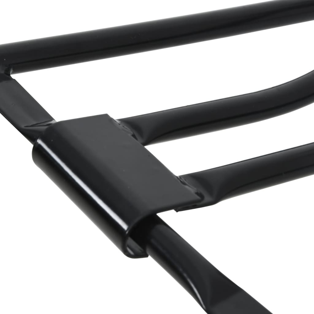 Sattelhalter Klappbar Wandmontage Schwarz Eisen