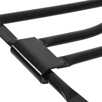 Sattelhalter Klappbar Wandmontage Schwarz Eisen