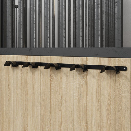 Trensenhalter für 5 Trensen Schwarz Eisen