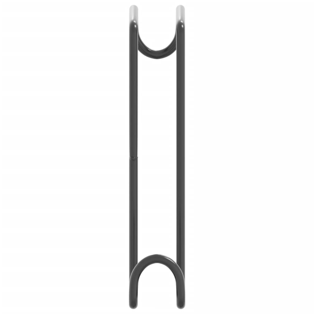 Trensenhalter 3 Stk. Schwarz Stahl