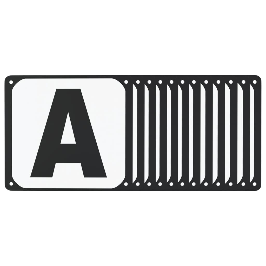 Buchstaben für Dressurviereck 12 Stk. Stahl