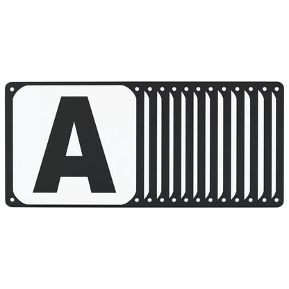 Buchstaben für Dressurviereck 12 Stk. Stahl
