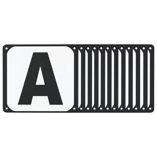 Buchstaben für Dressurviereck 12 Stk. Stahl