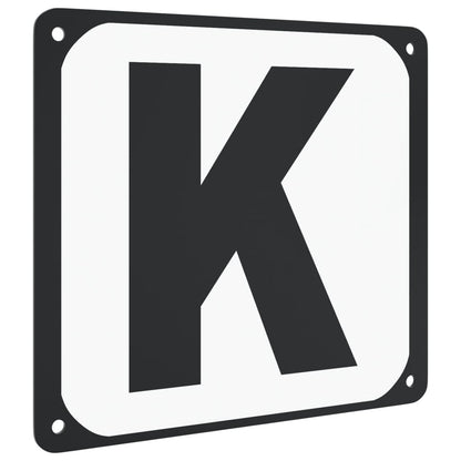 Buchstaben für Dressurviereck 12 Stk. Stahl