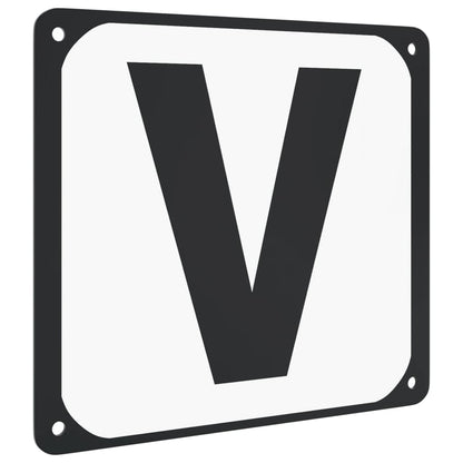 Buchstaben für Dressurviereck 12 Stk. Stahl