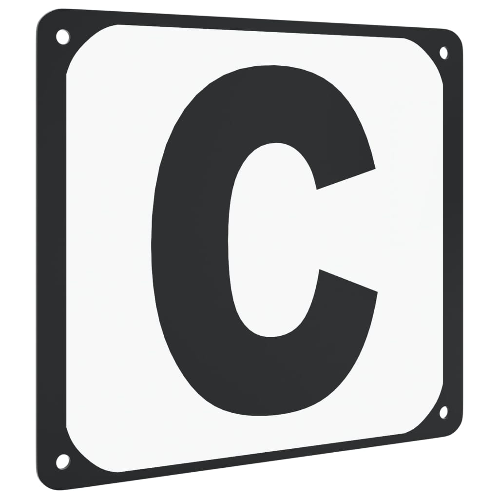 Buchstaben für Dressurviereck 12 Stk. Stahl