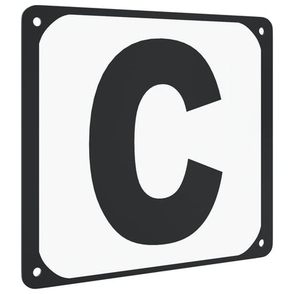 Buchstaben für Dressurviereck 12 Stk. Stahl