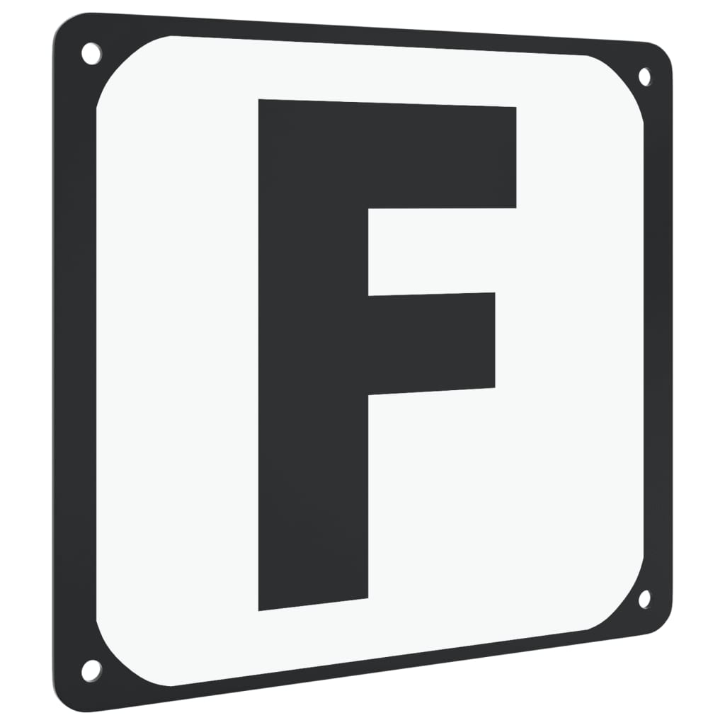 Buchstaben für Dressurviereck 12 Stk. Stahl