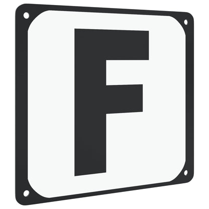 Buchstaben für Dressurviereck 12 Stk. Stahl