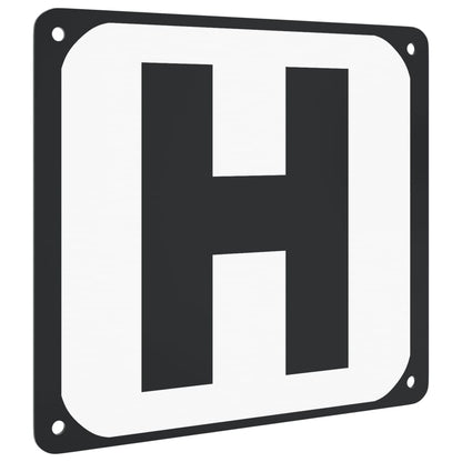 Buchstaben für Dressurviereck 12 Stk. Stahl