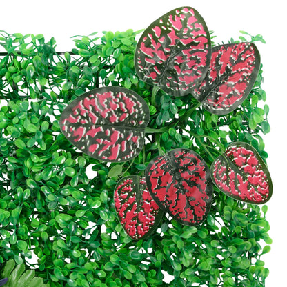 Sichtschutz aus Kunstpflanzen 24 Stk. Grün 40x60 cm