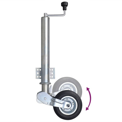 Stützrad 60 mm mit 2 Stützrohren und 2 Klemmen