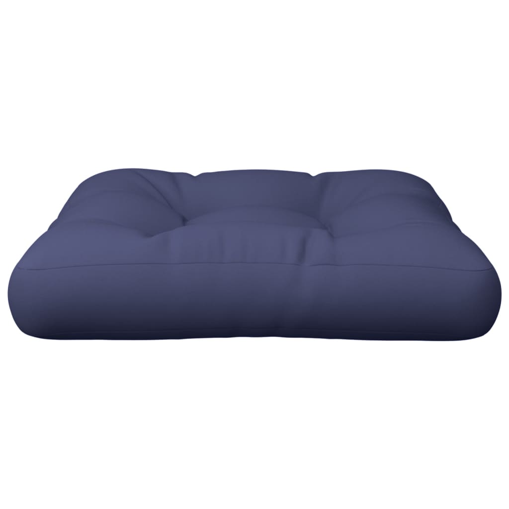 Palettenkissen Marineblau 50x50x12 cm Stoff