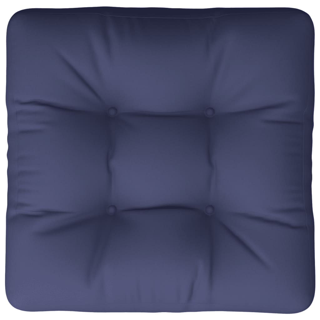 Palettenkissen Marineblau 50x50x12 cm Stoff