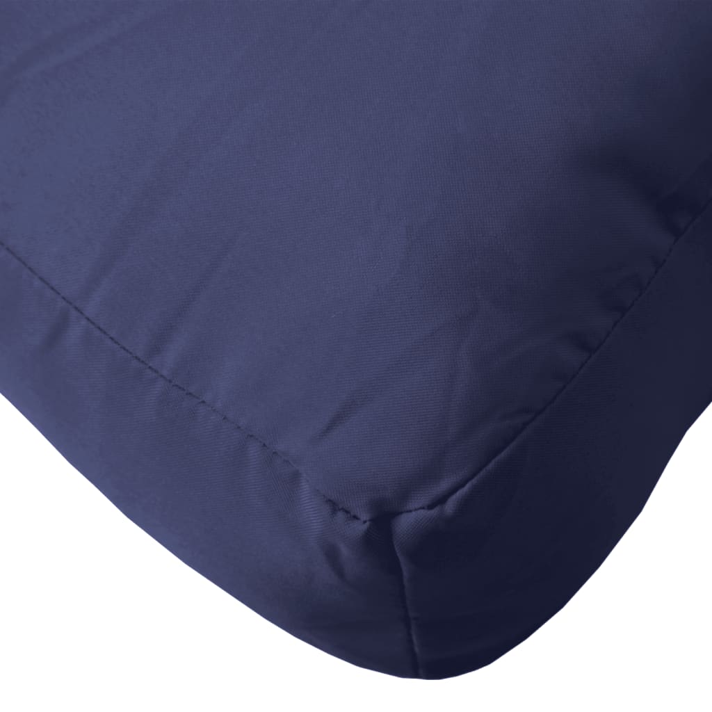 Palettenkissen Marineblau 50x50x12 cm Stoff
