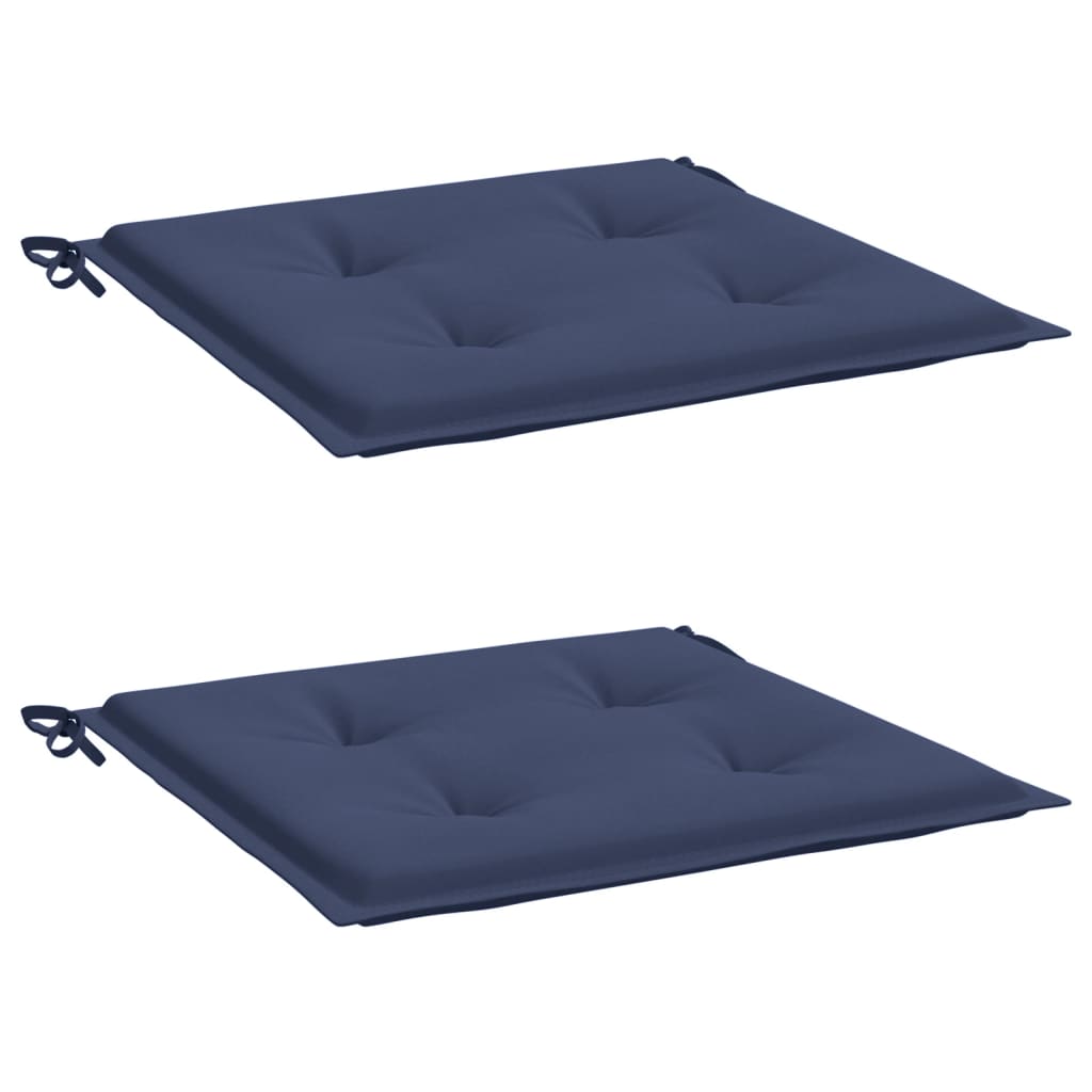 Palettenkissen 2 Stk. Marineblau 40x40x4 cm Oxford-Gewebe