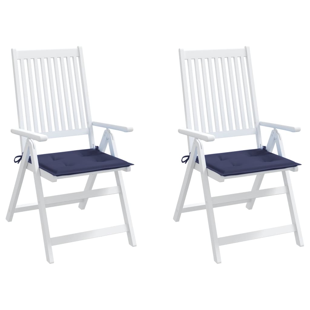 Palettenkissen 2 Stk. Marineblau 40x40x4 cm Oxford-Gewebe