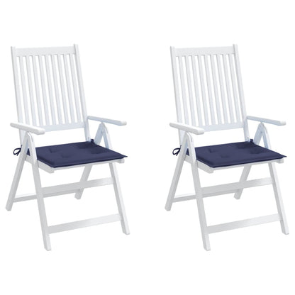Palettenkissen 2 Stk. Marineblau 40x40x4 cm Oxford-Gewebe