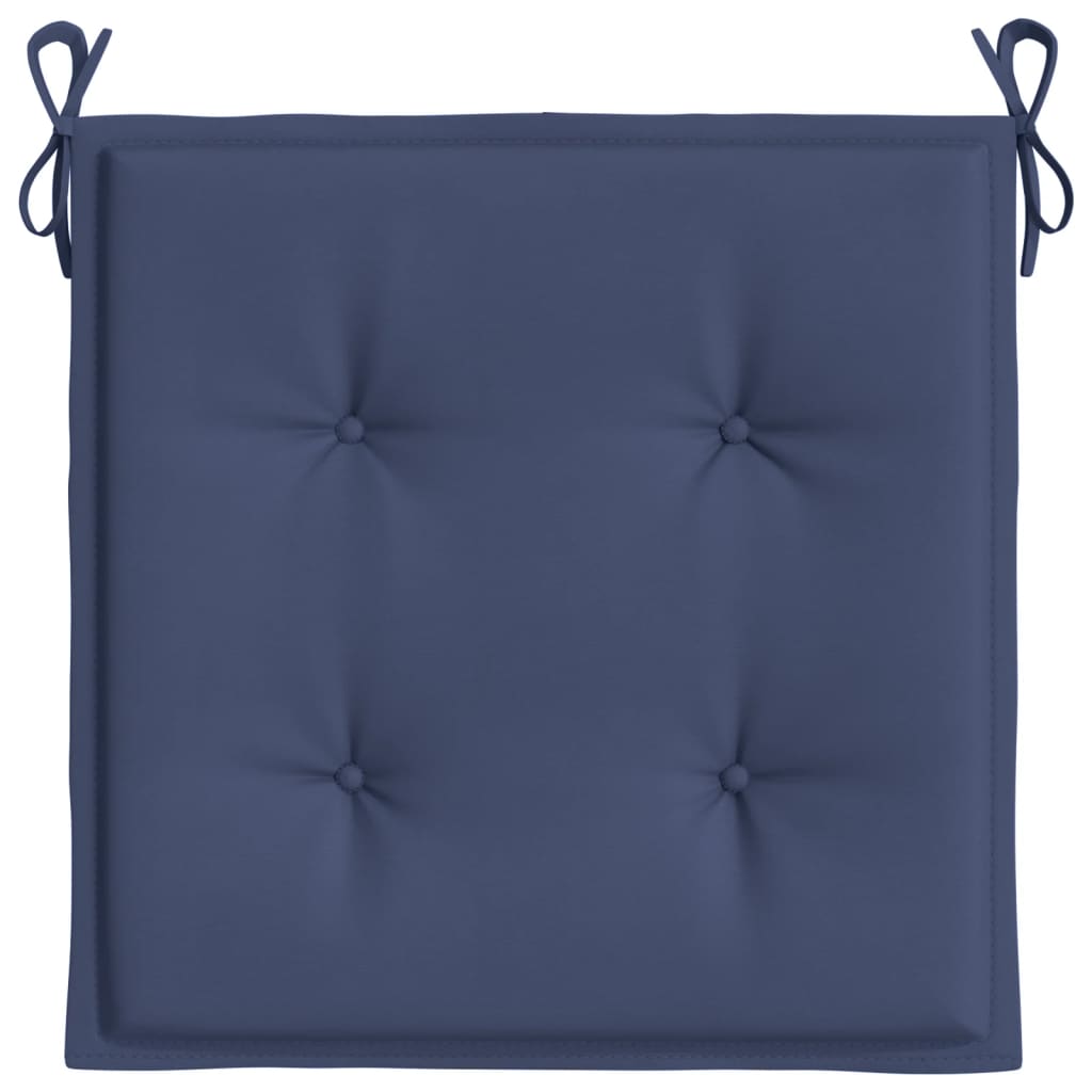 Palettenkissen 2 Stk. Marineblau 40x40x4 cm Oxford-Gewebe
