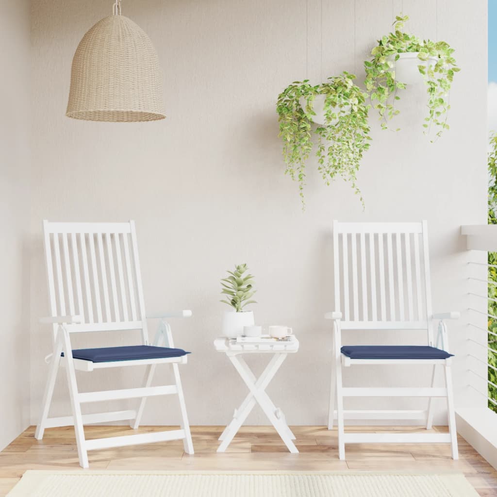 Palettenkissen 2 Stk. Marineblau 40x40x4 cm Oxford-Gewebe