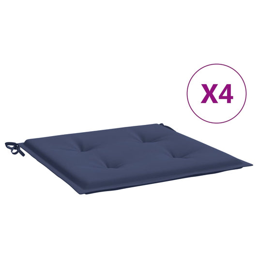 Palettenkissen 4 Stk. Marineblau 40x40x4 cm Oxford-Gewebe