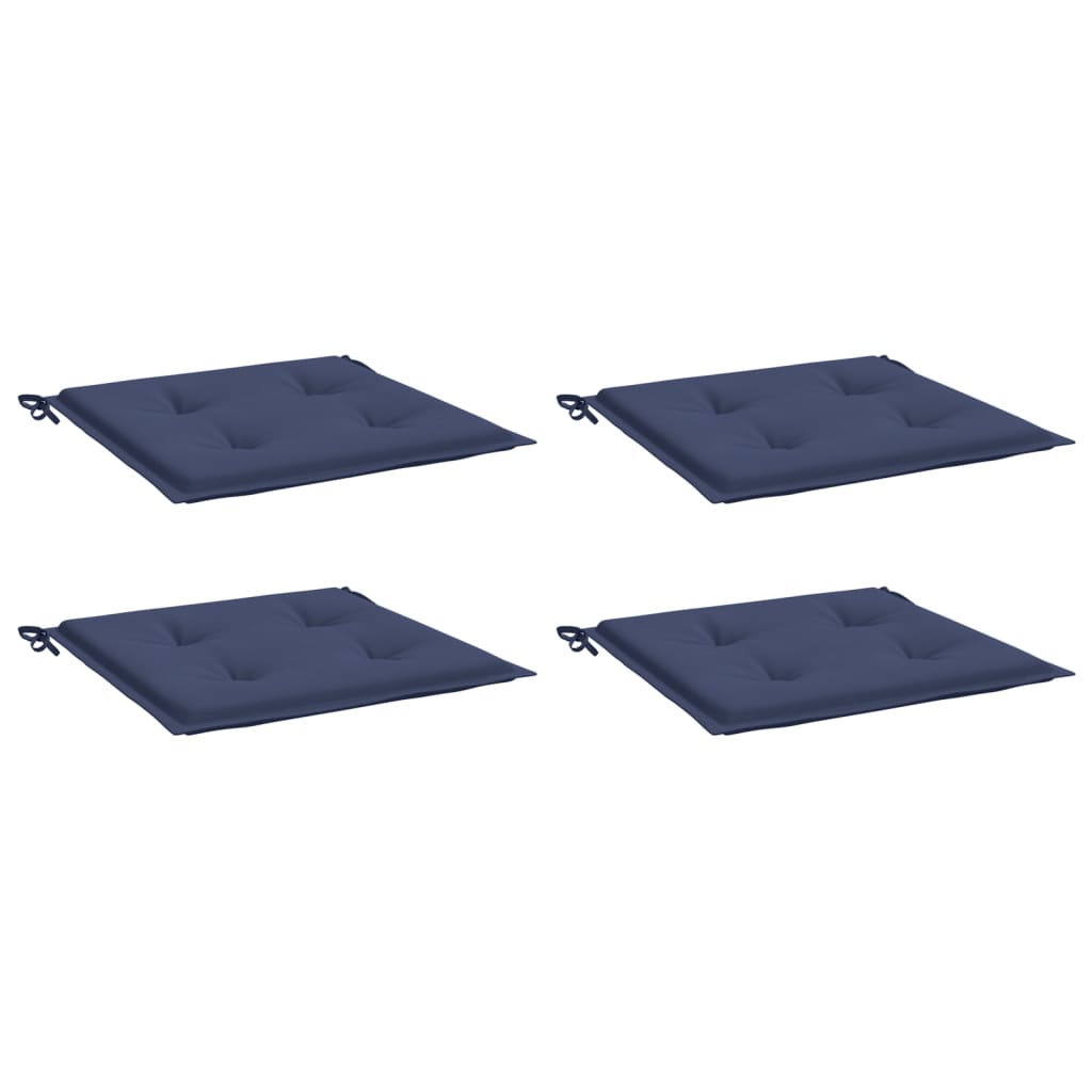 Palettenkissen 4 Stk. Marineblau 40x40x4 cm Oxford-Gewebe