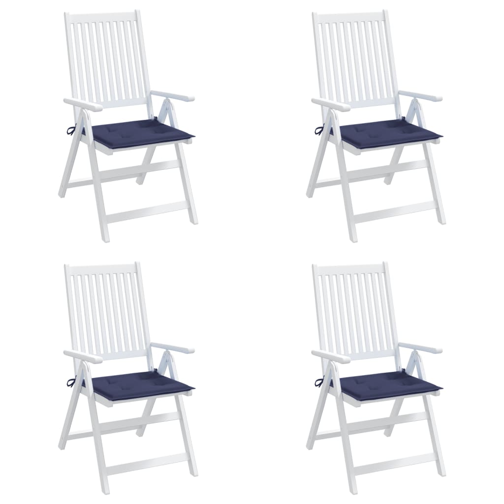 Palettenkissen 4 Stk. Marineblau 40x40x4 cm Oxford-Gewebe
