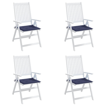 Palettenkissen 4 Stk. Marineblau 40x40x4 cm Oxford-Gewebe