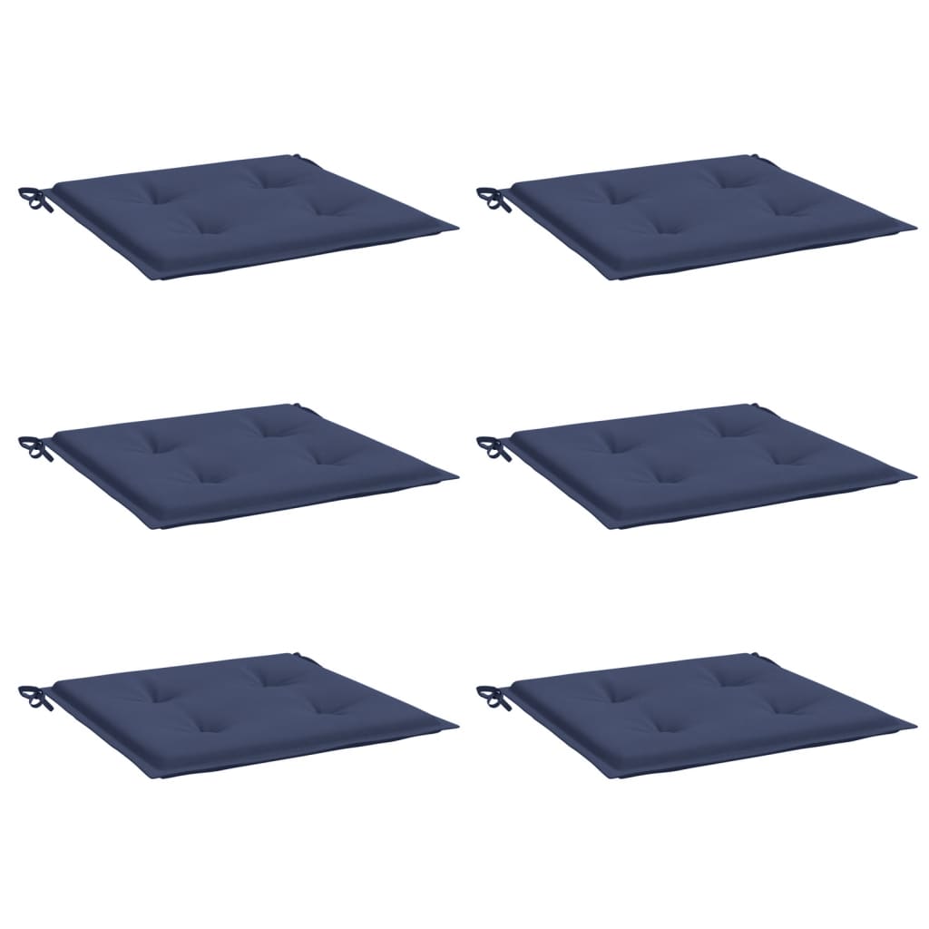 Palettenkissen 6 Stk. Marineblau 40x40x4 cm Oxford-Gewebe