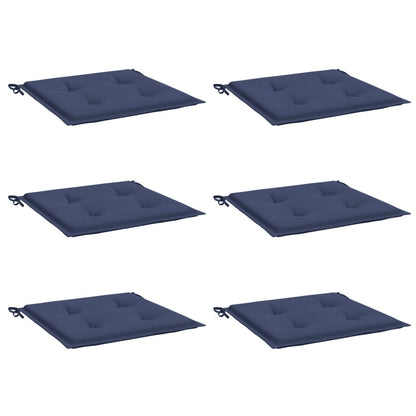Palettenkissen 6 Stk. Marineblau 40x40x4 cm Oxford-Gewebe