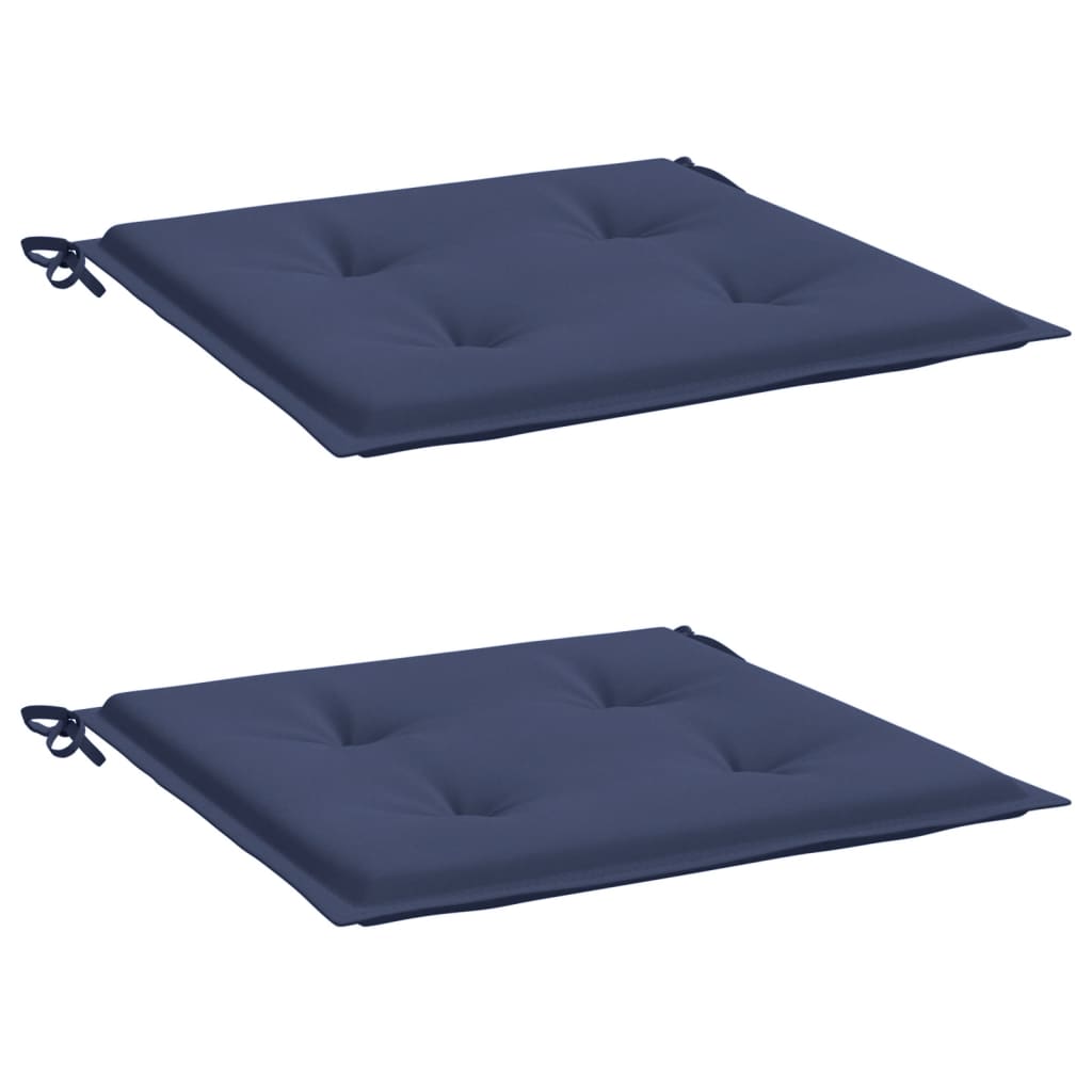 Palettenkissen 2 Stk. Marineblau 50x50x4 cm Oxford-Gewebe