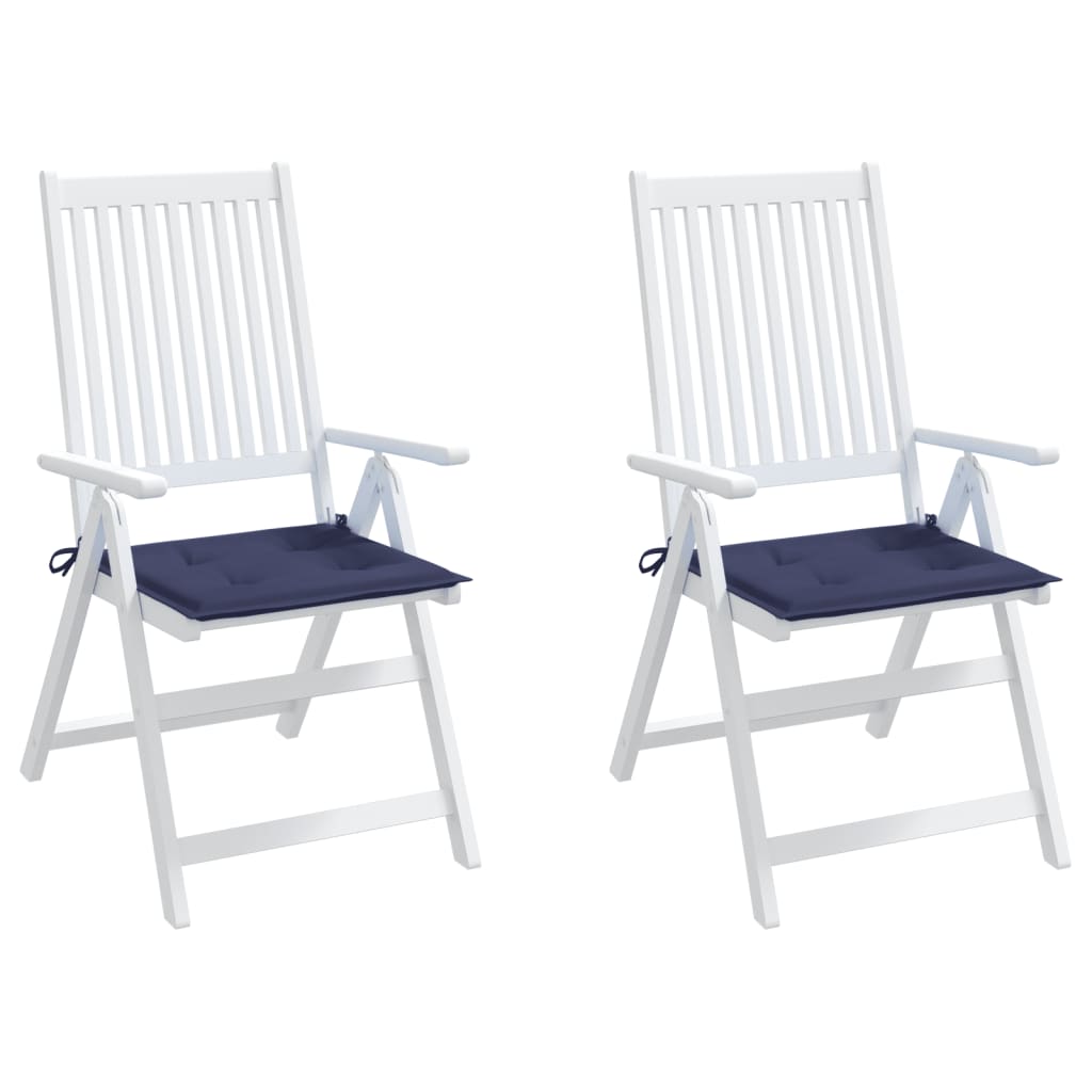 Palettenkissen 2 Stk. Marineblau 50x50x4 cm Oxford-Gewebe