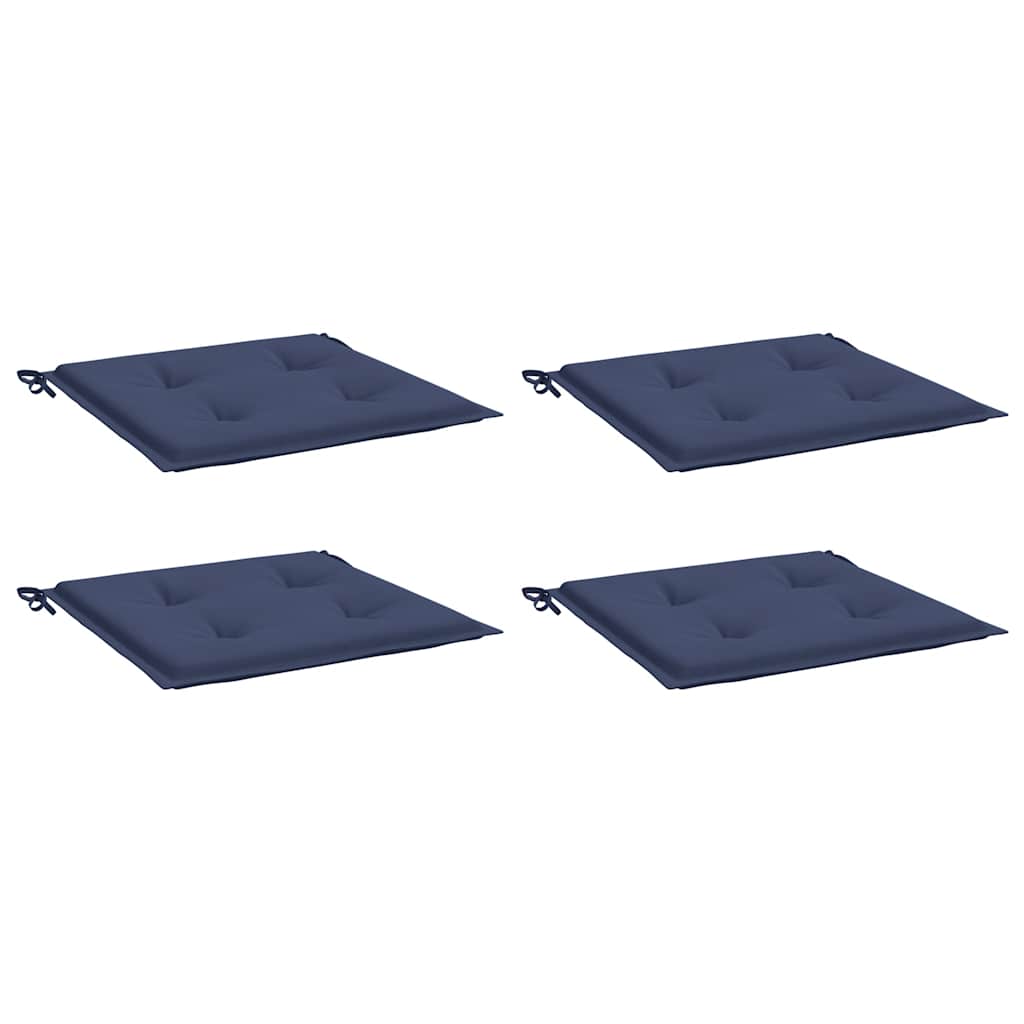 Palettenkissen 4 Stk. Marineblau 50x50x4 cm Oxford-Gewebe