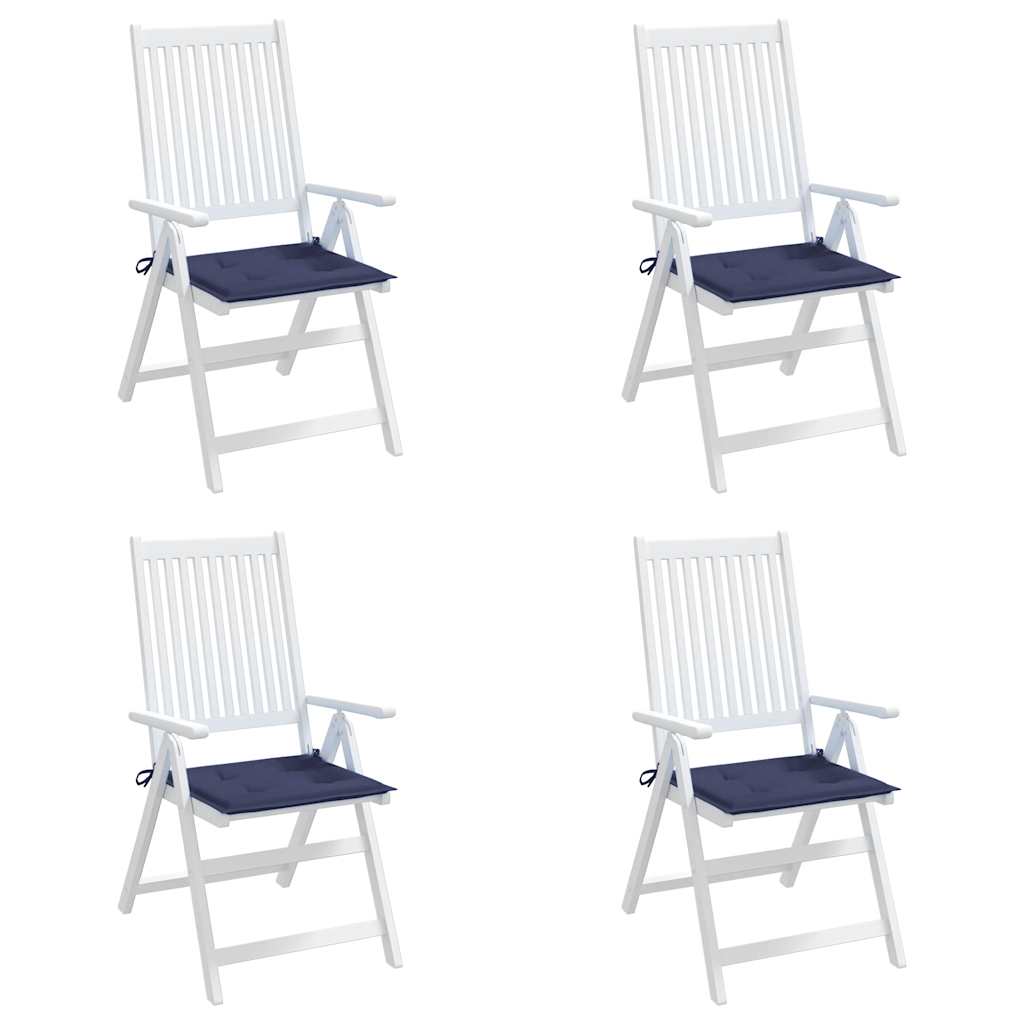 Palettenkissen 4 Stk. Marineblau 50x50x4 cm Oxford-Gewebe