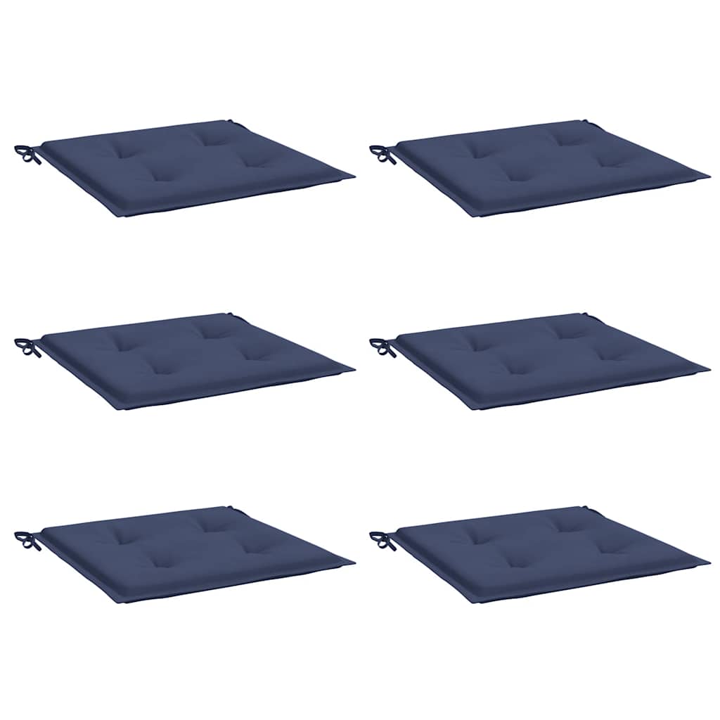 Palettenkissen 6 Stk. Marineblau 50x50x4 cm Oxford-Gewebe