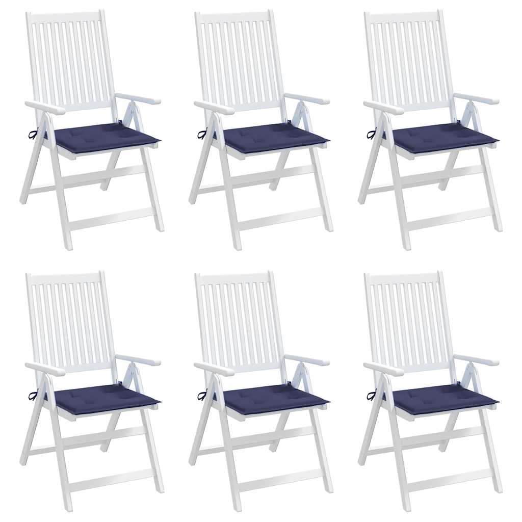 Palettenkissen 6 Stk. Marineblau 50x50x4 cm Oxford-Gewebe