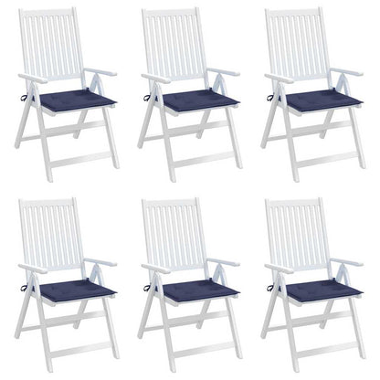 Palettenkissen 6 Stk. Marineblau 50x50x4 cm Oxford-Gewebe