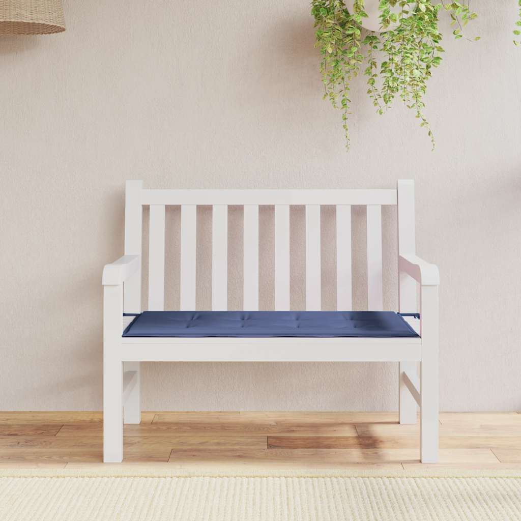 Gartenbank-Auflage Marineblau 120x50x4 cm Oxford-Gewebe
