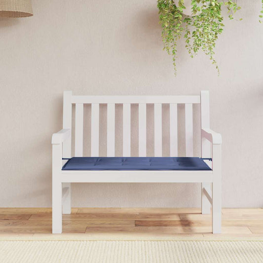 Gartenbank-Auflage Marineblau 120x50x4 cm Oxford-Gewebe