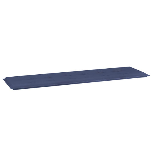 Havebænkepude Marineblå 180x50x3 cm Oxford stof