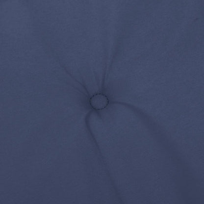Niedriglehner-Auflagen 6 Stk. Marineblau Stoff