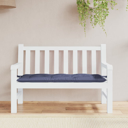 Havebænkepude Marineblå 120x50x7 cm Oxford stof