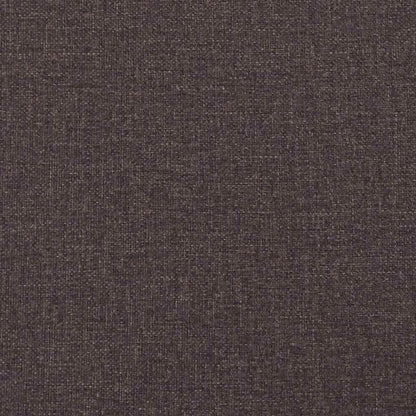 Chesterfield-Sofa 2-Sitzer Dunkelbraun Stoff