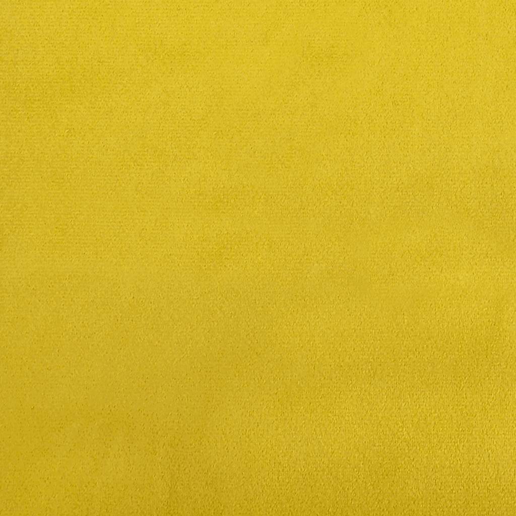 Sofa 3-Sitzer Gelb Samt