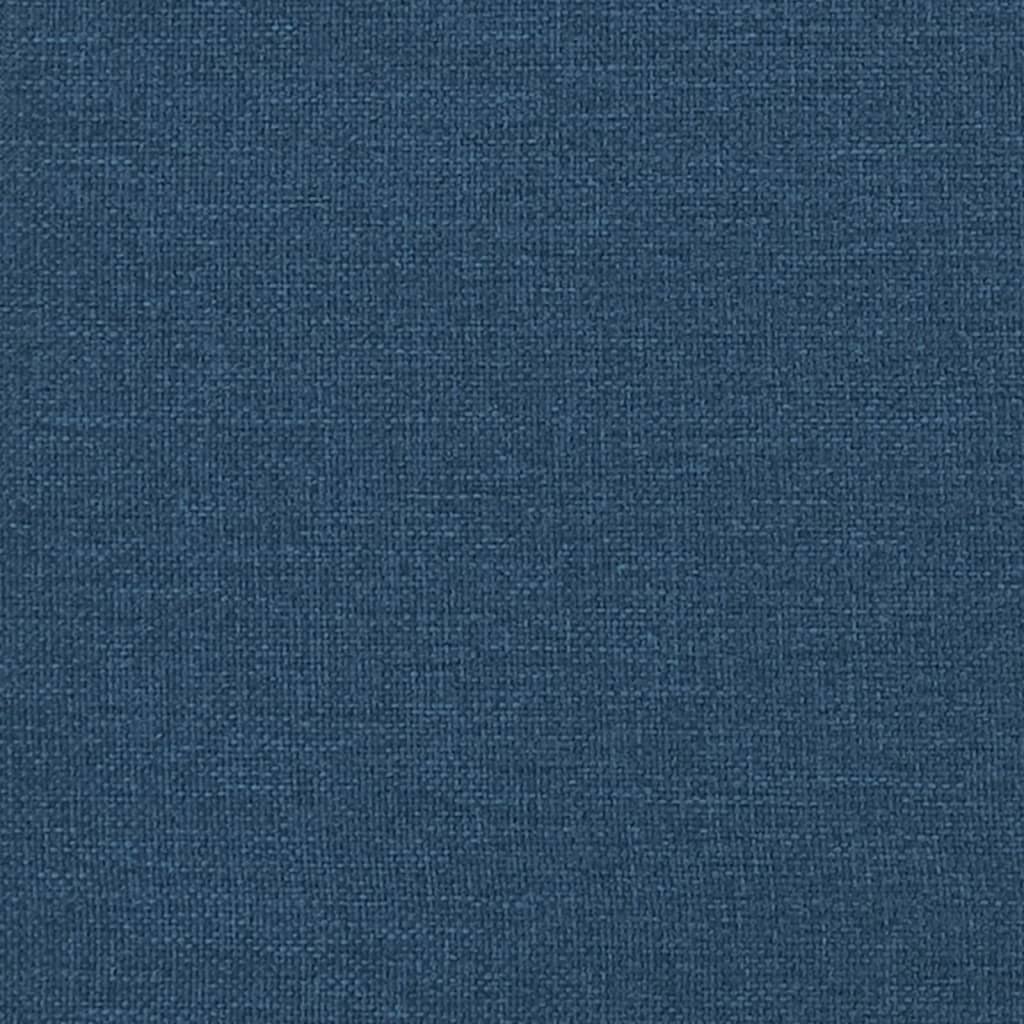Sofa 2-Sitzer Blau Stoff